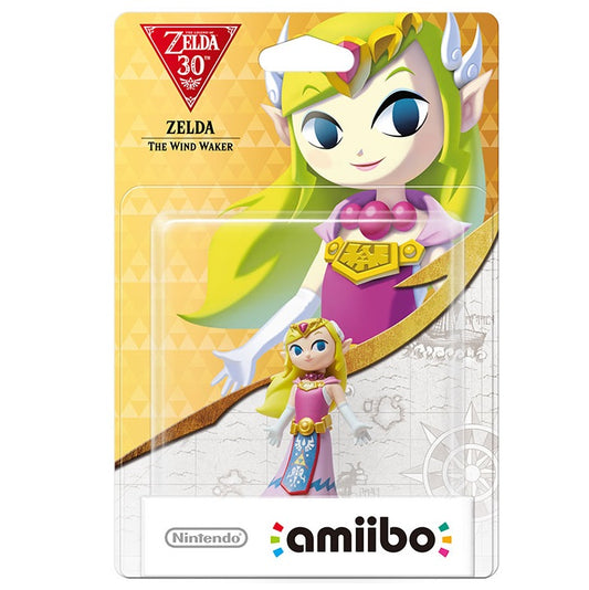 AMIIBO THE LEGEND OF ZELDA - 30th ZELDA THE WIND WAKER FIGURE DA COLLEZIONE