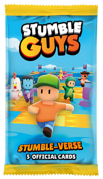 Stumble Guys Card 1 Bustina Stumble Verse Cards Carte 4 Standard + 1 Speciale