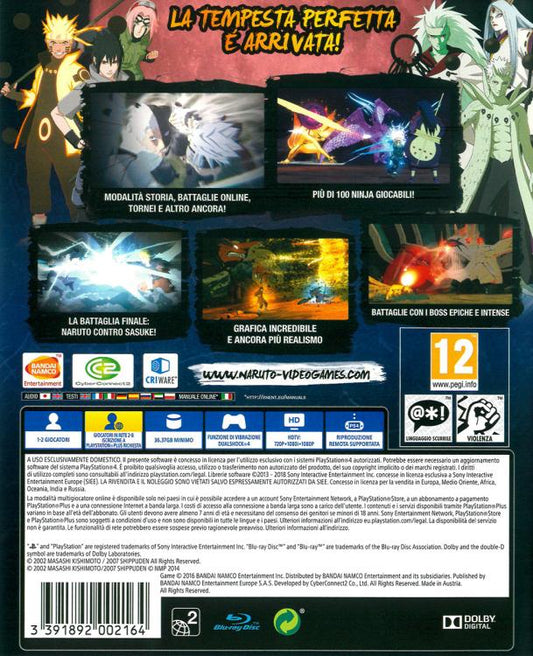 Naruto Shippuden: Ultimate Ninja Storm 4 Ps4 Gioco Italiano Playstation 4 Nuovo