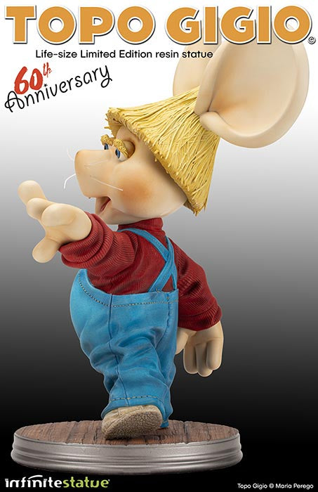 Infinite Statue Topo Gigio In Resina Figure 1:1 Ed. Limitata 60° Anniversario