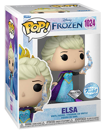 Funko Pop ! Disney Frozen - (1024) Elsa Princess Diamond Glitter Special 9Cm