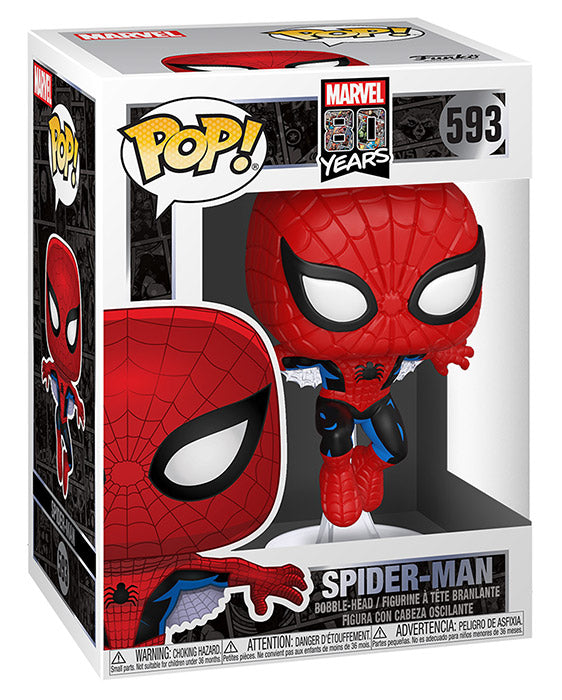 Funko Pop ! Marvel 80Th (593) Spider-Man First Appearance 80 Years Vinyl Figure