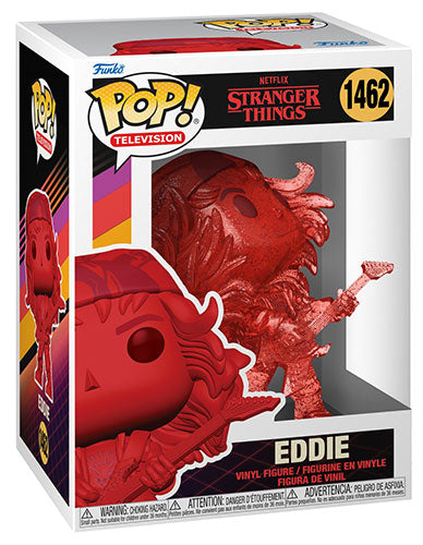 Funko Pop ! & Tee Stranger Things Hunter Eddie W / Guitar Figure 9Cm + T-Shirt