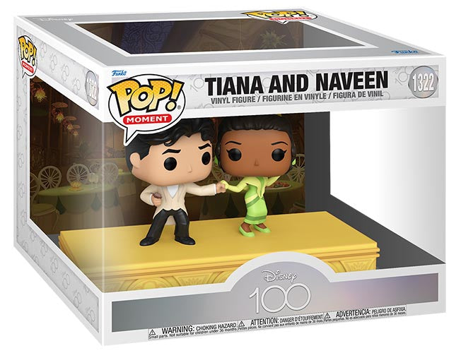 Funko Pop ! Moments Disney 100Th - Tiana E Naveen (1322) Figure Anniversary Ed.