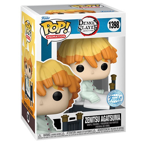Funko Pop ! Animation - Demon Slayer (1398) Zenitsu Agatsuma Vinyl Figure 9Cm
