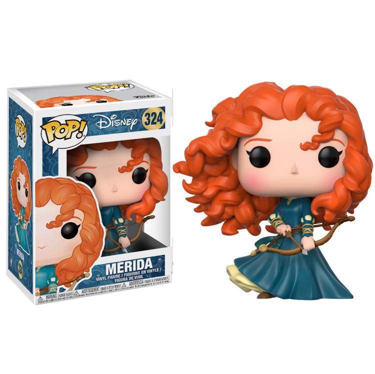 Funko Pop ! Disney The Brave - (324) Merida Figure Vinyl Principessa Ribelle 9Cm