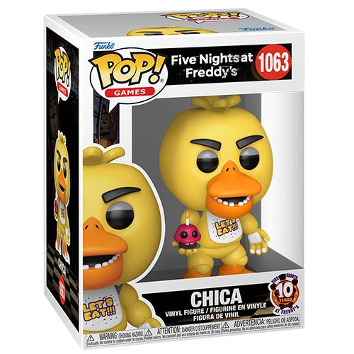 Funko Pop ! Games - Five Nights At Freddy'S (1063) Chica 10Th Vinyl Figure 9Cm