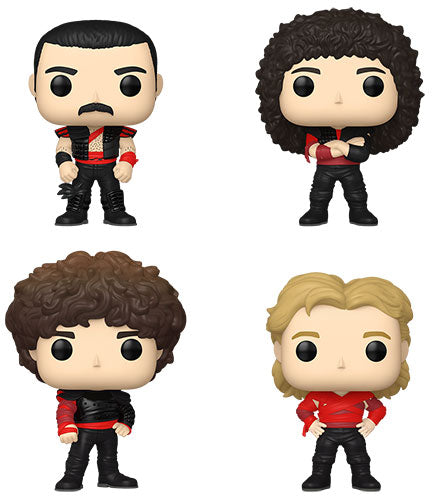 Funko Pop! 4 Pack Queen - Freddie Mercury, Brian May, John Deacon, Roger Taylor