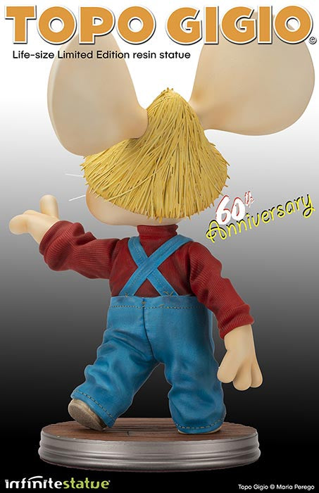 Infinite Statue Topo Gigio In Resina Figure 1:1 Ed. Limitata 60° Anniversario