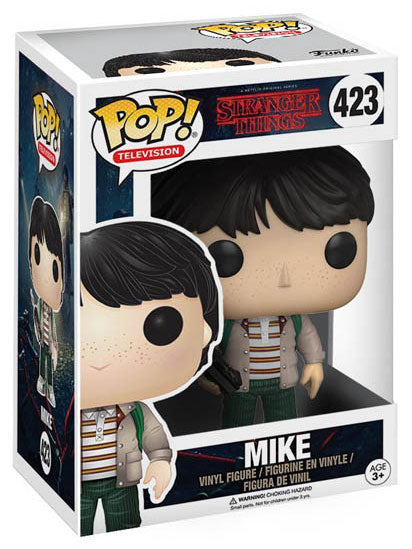 Funko Pop ! Stranger Things - (423) Mike Vinyl Figure Serie Tv S1 Statuetta