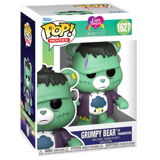 Funko Pop ! Movies - Care Bears Monsters (1627) Grumpy Bear As Frankenstein 9Cm