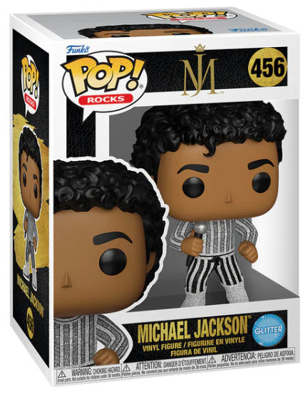 Funko Pop ! Rocks Michael Jackson (456) Rock With You Vinyl Figure Glitter 9cm