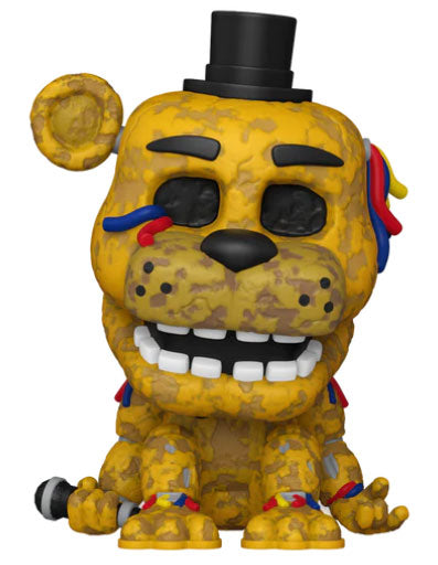 Funko Pop ! Games Fnaf 10Th - (1033) Withered Golden Freddy Figure Special 9Cm