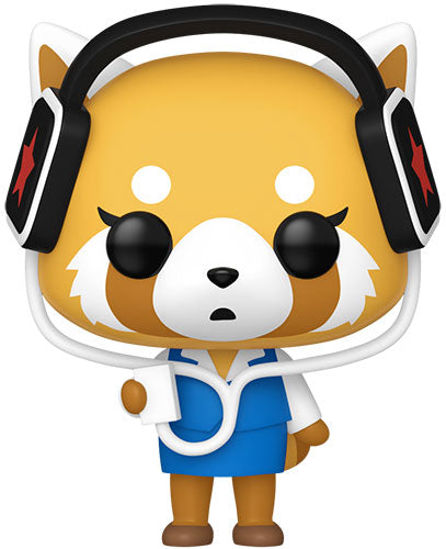 Funko Pop ! Animation Aggretsuko - (97) Aggretsuko W/ Headphones Figure 9Cm