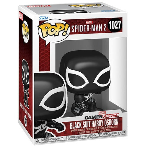 Funko Pop! Marvel Spider-Man 2 - (1027) Black Suit Harry Osborn Vinyl Figure 9Cm