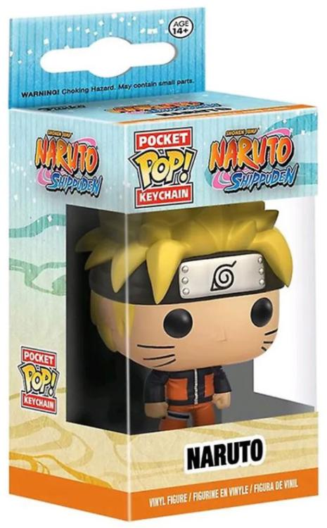 Funko Pop ! Pocket Keychain - Naruto Shippuden (Naruto) Key Portachiavi 4Cm