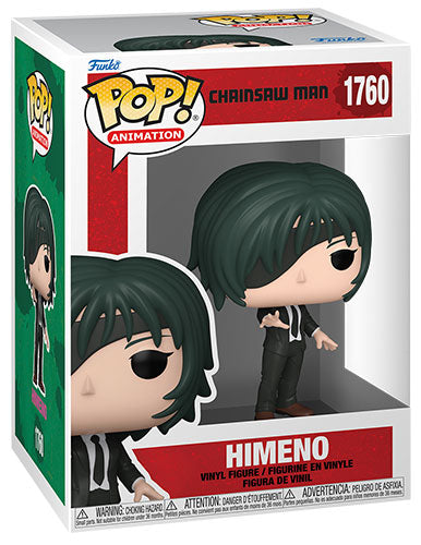 Funko Pop ! Animation Chainsaw Man - (1760) Himeno Vinyl Figure 9Cm Collezione
