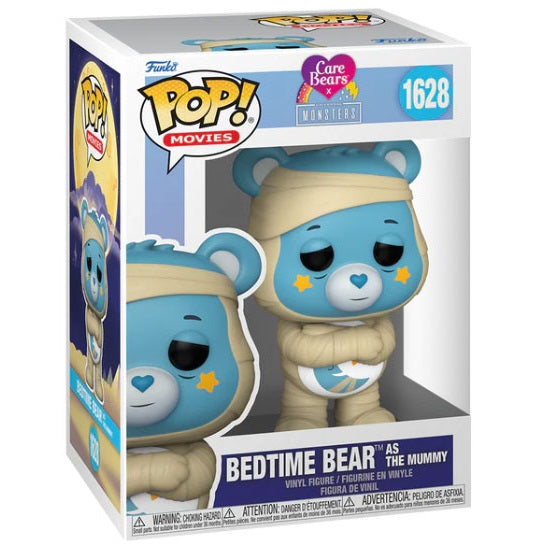 Funko Pop ! Movies - Care Bears Monsters (1628) Bedtime Bear As The Mummy 9Cm