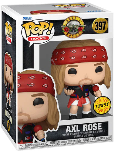 Funko Pop ! Rocks Guns N Roses - (397) Axl Rose 1992 (Chase)Figure Live Rock 9Cm