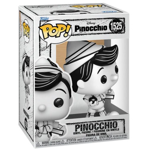 Funko Pop ! Disney (1525) Pinocchio (Sketch) Vinyl Figure 9Cm Statuetta Schizzo