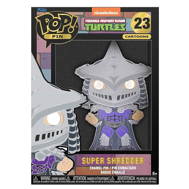 Funko Pop Pin ! Teenage Mutant Ninja Turtles (23) Super Shredder Figure Tmnt 9Cm