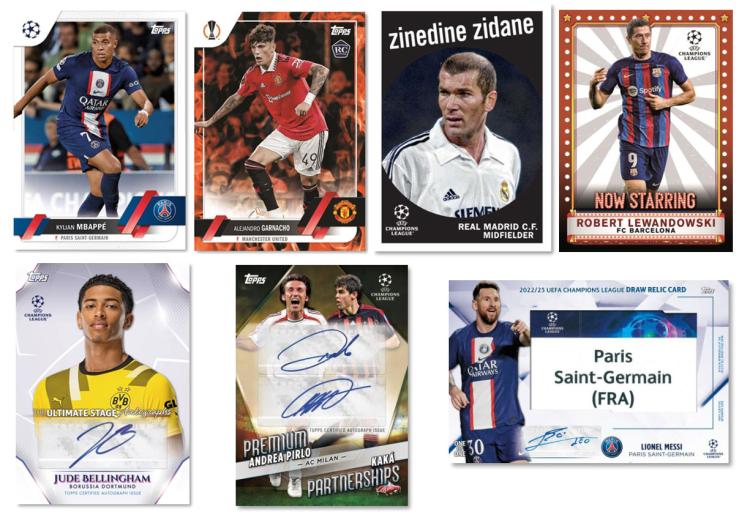 Topps Card Uefa Club Competitions 2022/23 -Pack Da 7 Bustine Card Da Collezione