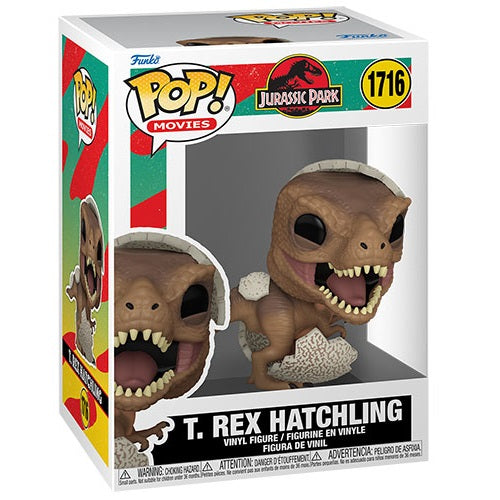 Funko Pop ! Movies - Jurassic Park (1716) T-Rex Hatchling - Cucciolo Figure 9Cm