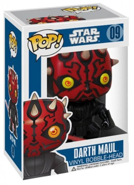 Funko Pop ! Star Wars- (09) Darth Maul Figure Vinyl 9Cm Evil Guerre Stellari