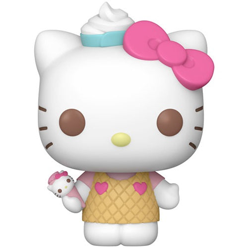 Funko Pop ! Hello Kitty And Friends (99) Hello Kitty Ice Cream Vinyl Figure 9Cm