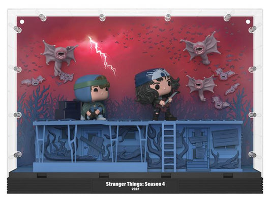 Funko Pop ! Moments Stranger Things Phase Three (05) Dustin/Eddie/Demobat Figure