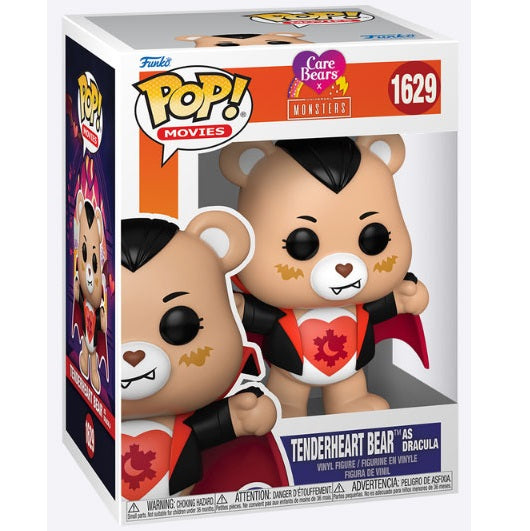 Funko Pop ! Movies - Care Bears Monsters (1629) Tenderheart Bear As Dracula 9Cm