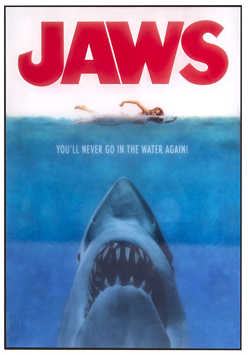 Fizz Lampada Poster "Jaws Lo Squalo" Led Light Lampada Notturna Da Collezione