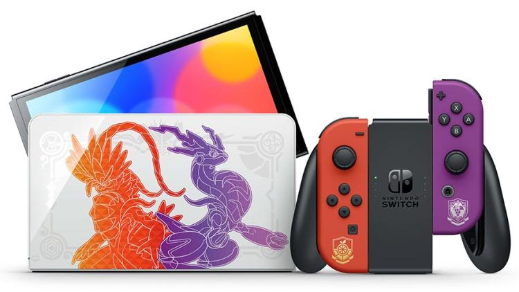Nintendo Switch Console Oled Pokemon Scarlet E Violet Limited Edition Nuova Ita