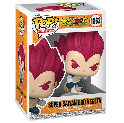 Funko Pop ! Dragon Ball Super Broly - (1862) Super Saiyan God Vegeta Figure 9Cm