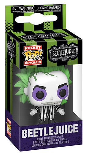 Funko Key ! Beetlejuice Figure Pop Keychain Portachiavi 5Cm Horror Vinyl