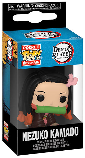 Funko Pop ! Keychain - Demon Slayer (Nezuko Kamado) Figure Vinyl Portachiavi 4Cm