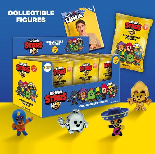 BRAWL STARS MINIFIGURES 3D SERIE 2 - 18 BUSTINE BOX COMPLETO DA COLLEZIONE 2024