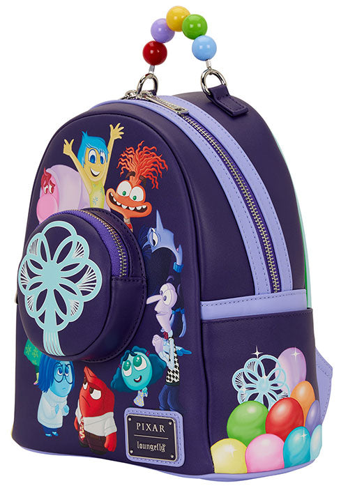 Funko Loungefly Zaino Pixar Inside Out 2 Light Up Memories Wheel Minibackpack