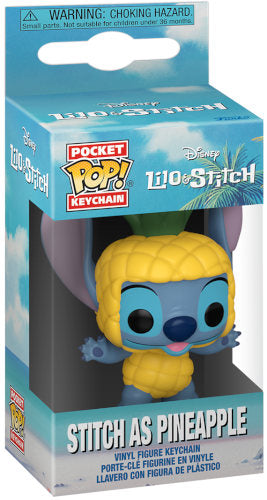 Funko Pop ! Keychain Disney Lilo & Stitch - (Stitch as Pineapple) Portachiavi 4 Cm