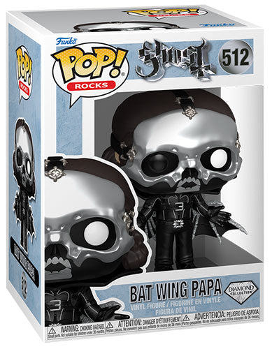 Funko Pop ! Rocks - Ghost (512) Bat Wing Papa (Diamond) Glitter Figure 9cm