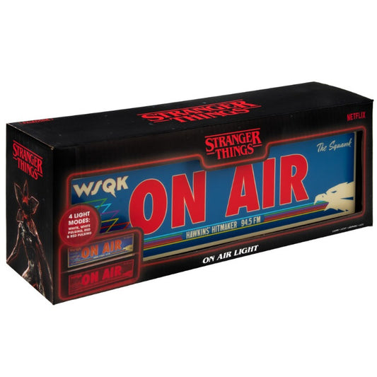 Paladone Lampada Stranger Things 5 WSQK On Air (10 cm) Radio Light Led