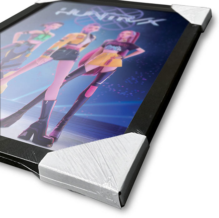 KPop Demon Hunters Huntrix Framed Cornice Quadro Collector Print 30x40cm