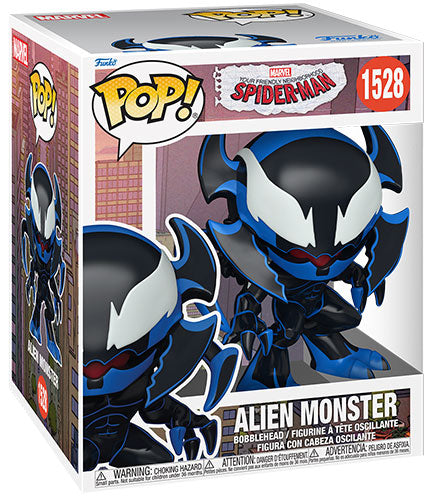 Funko Pop ! Marvel - Spiderman Neighborhood (1528) Alien Monster Figure 15cm