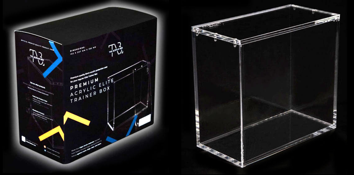 Acrylic Box Protezione Pokemon Set Allenatore Fuoriclasse Custodie/Protezione - Carte Da Gioco/Collezione