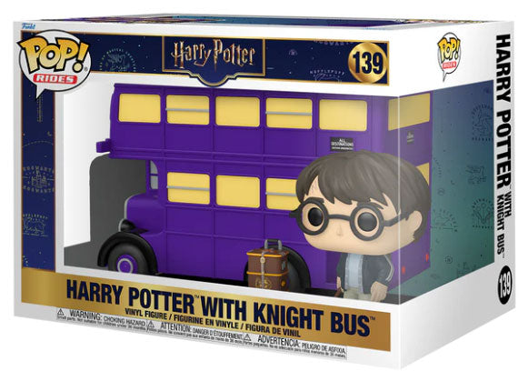 Funko Pop ! Movies - Harry Potter (139) Harry w/Knight Bus Vinyl Figure 25m (Preordine)