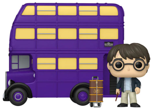 Funko Pop ! Movies Rides - Harry Potter (139) Harry w/Knight Bus Figure 25m