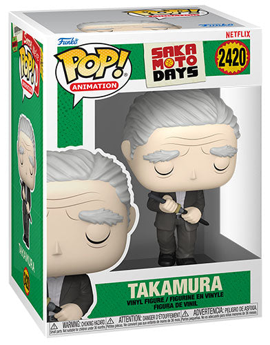 Funko Pop! Animation: Sakamoto Days (2420) Takamura - Vinyl Figure 9cm