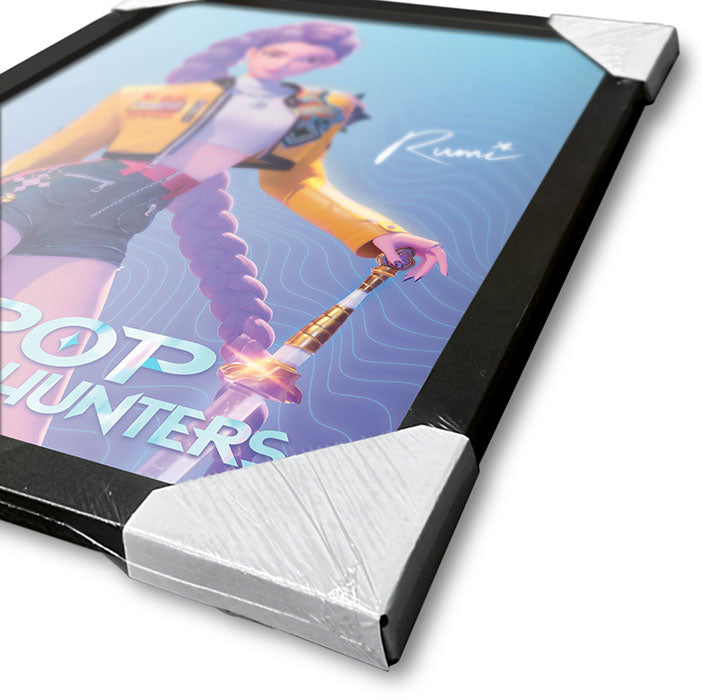 KPop Demon Hunters Rumi Framed Cornice Quadro Collector Print 30x40cm
