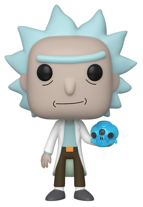 Funko Pop ! Animation Rick And Morty - (692) Rick W/ Crystal Skull Figure 9cm