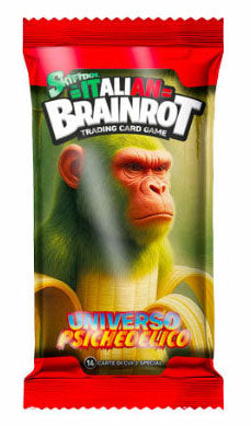 Skifidol Italian Brainrot Tcg Universo Psichedelico 1 Busta BIG (14 Carte) Ita Nuova